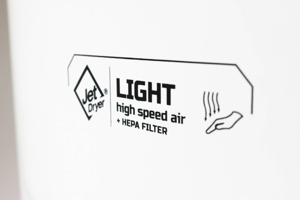 Jet Dryer LIGHT Bílý ABS plast