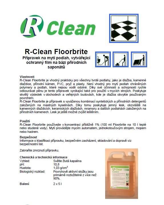 R-Clean Floorbrite 2x5l