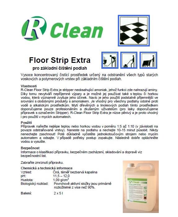 R-Clean Floor Strip Extra 2x5l