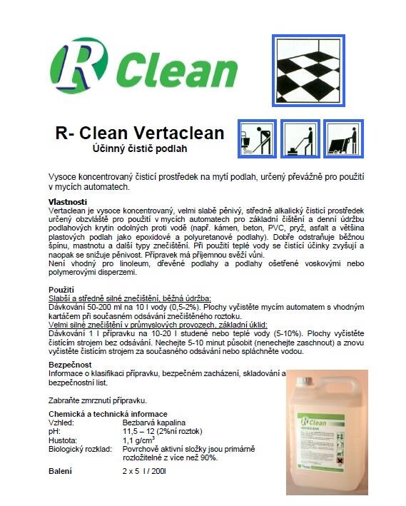 R-Clean Vertaclean 2x5l