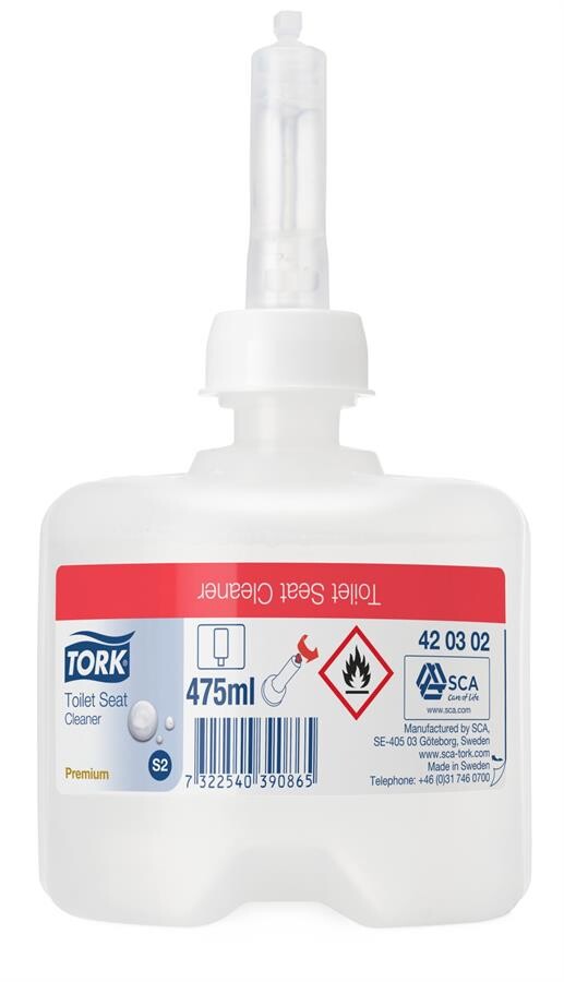 TORK PREMIUM WC S2 - tekutý čistič toaletních sedátek 475ml