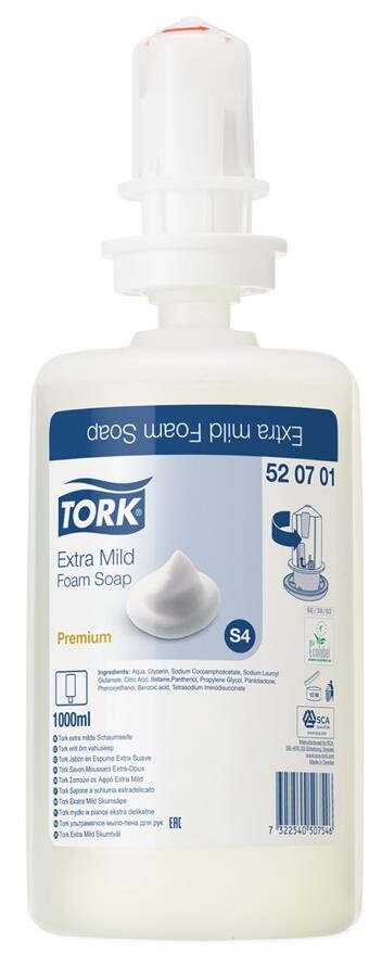 Pěnové mýdlo TORK PREMIUM EXTRA MILD S4 1L