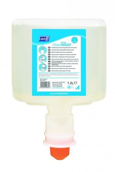 TF Deb Clear Foam Wash - neparfémované luxusní pěnové mýdlo 1,2L