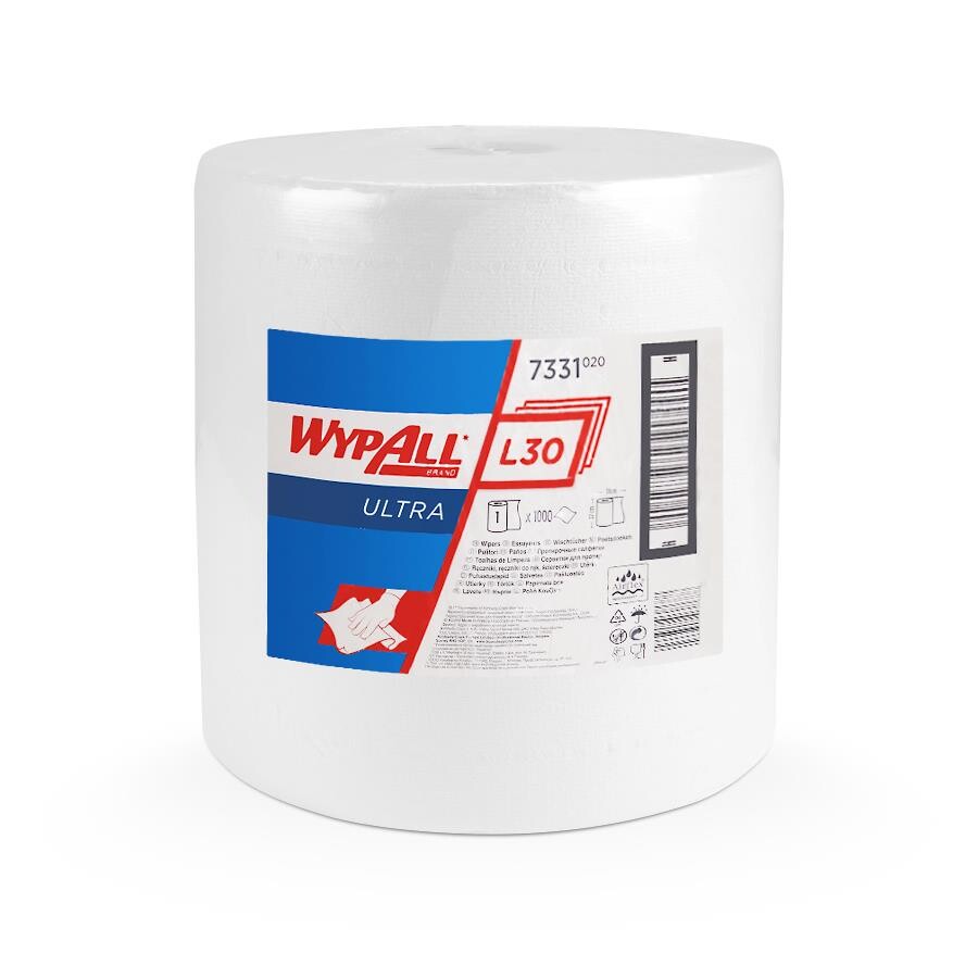 Papírové utěrky WYPALL L30ULTRA 380 x 370 mm