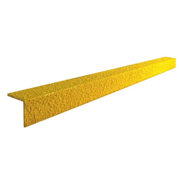 Protiskluzový profil okrajový STAIR NOSING žlutý 1m x 55mm x 55mm